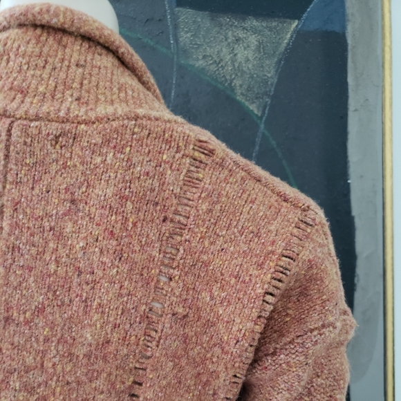 Rebecca Minkoff | Open-front Wool-blend Cardigan with Pockets - Picture 9 of 15